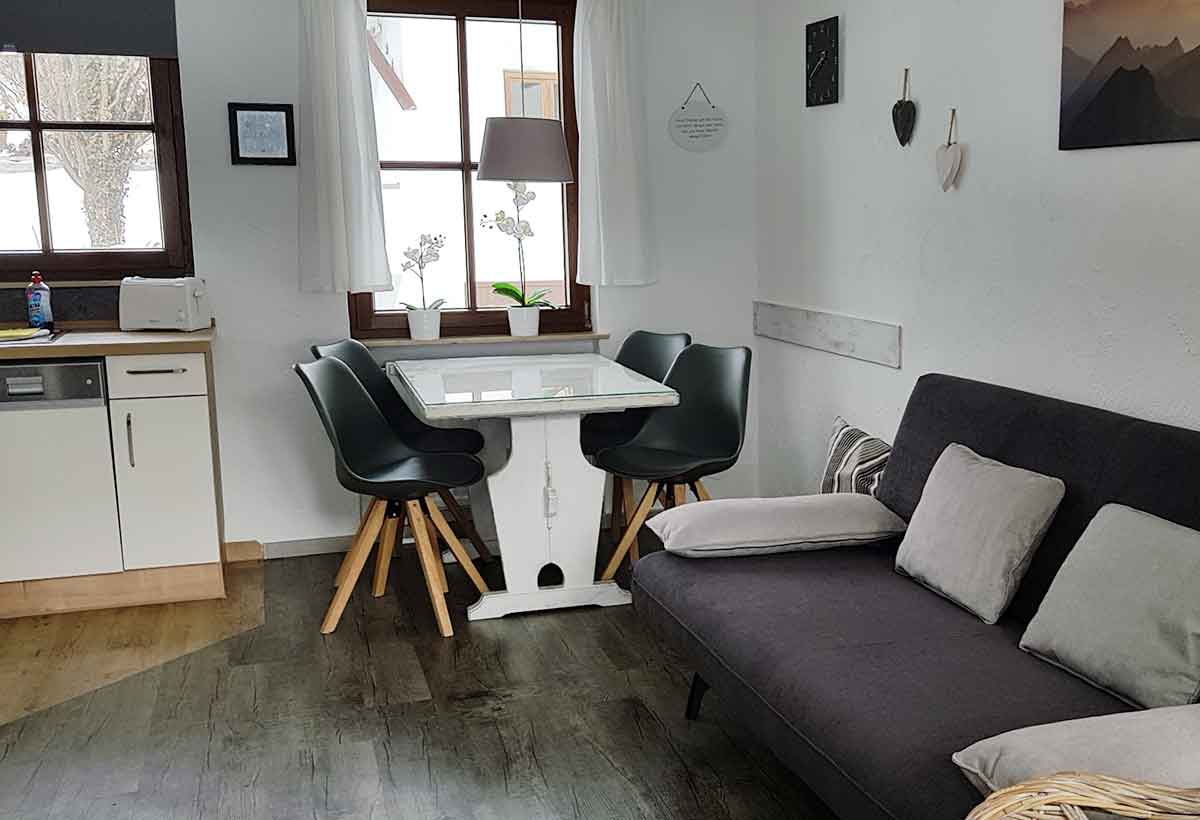 Essecke Ferienwohnung Bad Hindelang