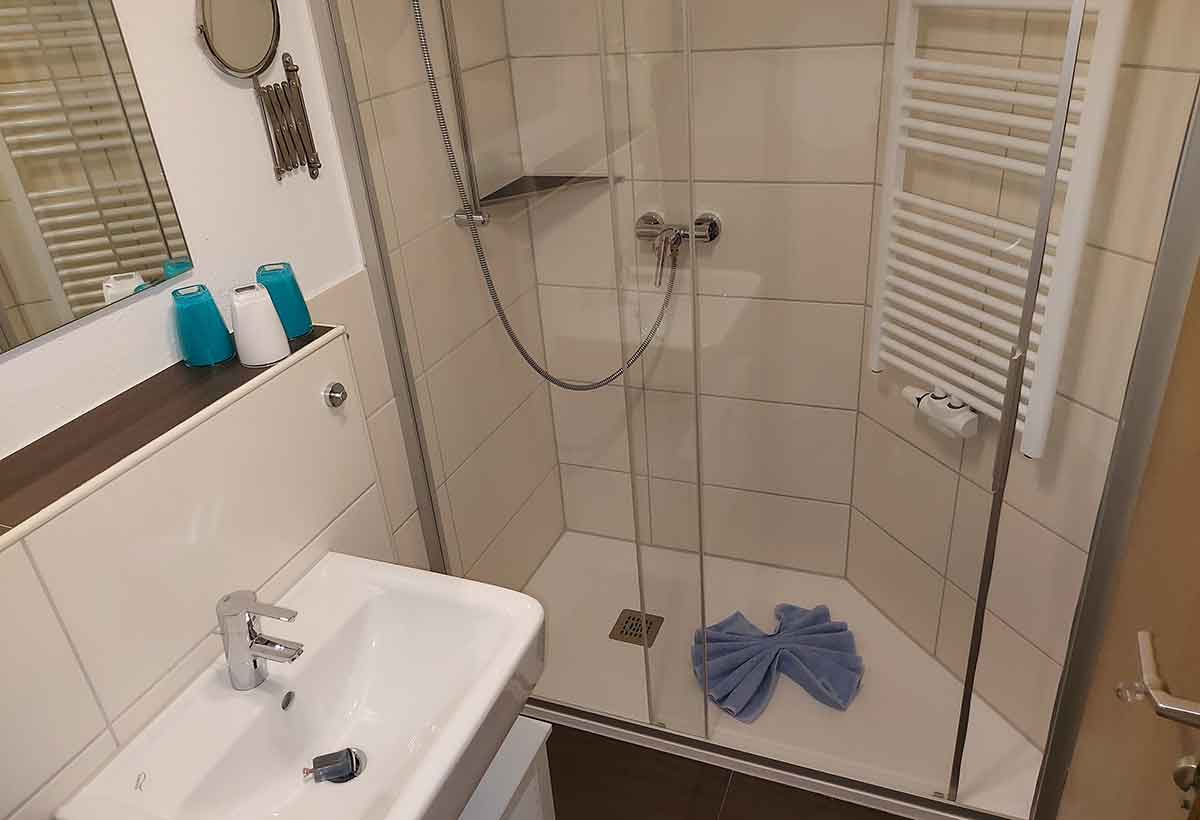 Ferienwohnung Dusche