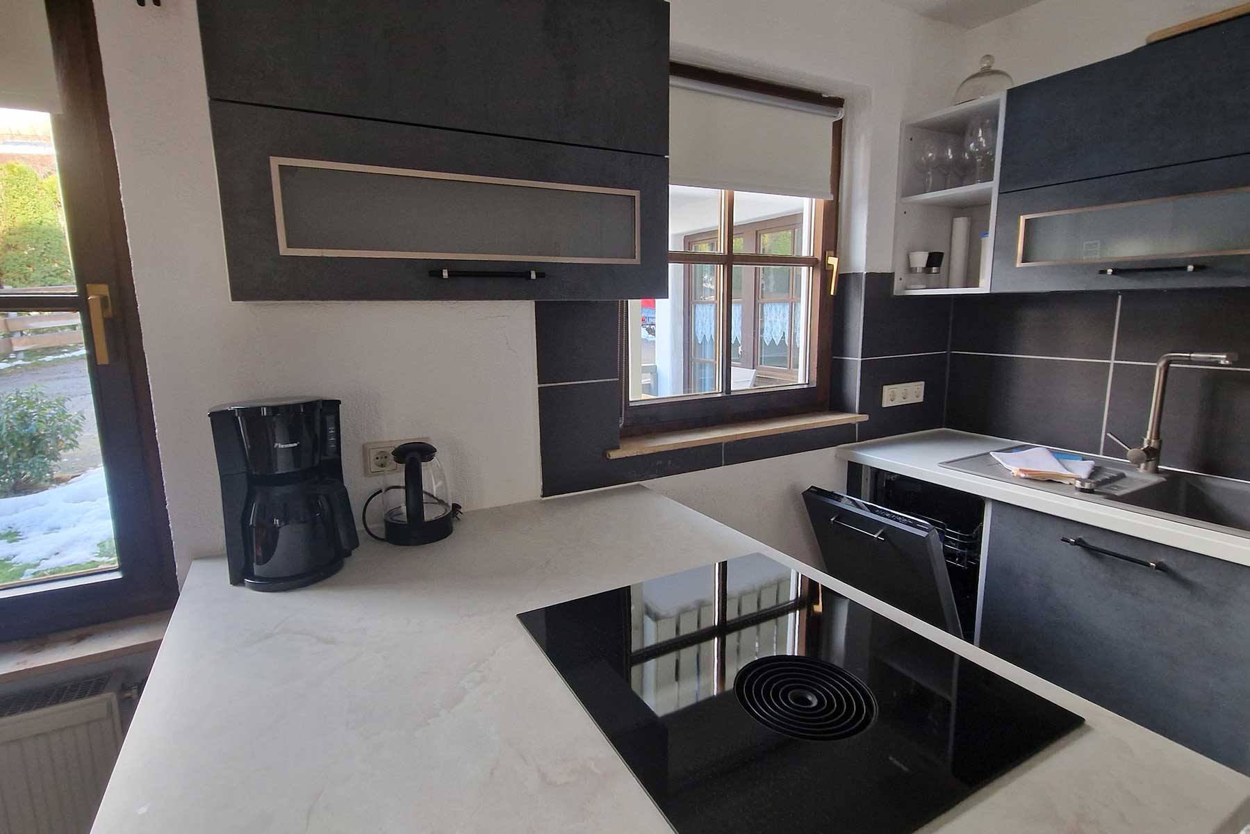 Ferienwohnung Edelalpe Küche modern